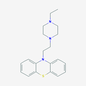 molecular formula C20H25N3S B025576 Phenothiazine, 10-(2-(4-ethyl-1-piperazinyl)ethyl)- CAS No. 102240-88-0