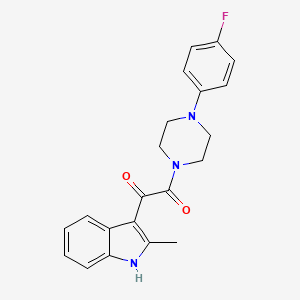 1-[4-(4-fluorophenyl)piperazin-1-yl]-2-(2-methyl-1H-indol-3-yl)ethane-1,2-dione