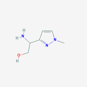2-amino-2-(1-methyl-1H-pyrazol-3-yl)ethanol