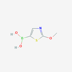 molecular formula C4H6BNO3S B2557637 2-甲氧基噻唑-5-硼酸 CAS No. 1373883-64-7