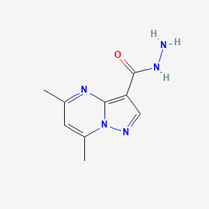 5,7-Dimethylpyrazolo[1,5-A]pyrimidine-3-carbohydrazide