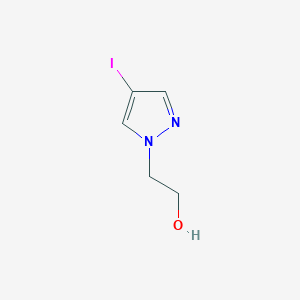 molecular formula C5H7IN2O B2557654 2-(4-碘-1H-吡唑-1-基)乙醇 CAS No. 1408334-75-7