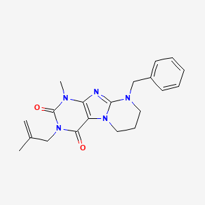 9-benzyl-1-methyl-3-(2-methylprop-2-enyl)-7,8-dihydro-6H-purino[7,8-a]pyrimidine-2,4-dione