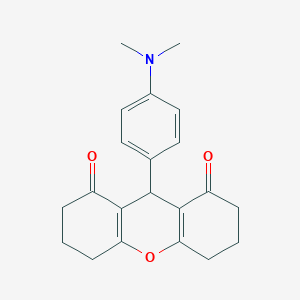 molecular formula C21H23NO3 B255769 9-(4-Dimethylamino-phenyl)-3,4,5,6,7,9-hexahydro-2H-xanthene-1,8-dione 