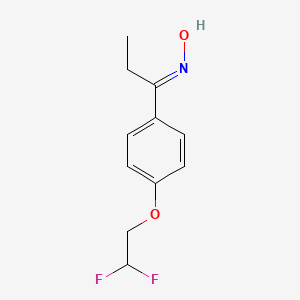 1-[4-(2,2-Difluoroethoxy)phenyl]-1-(hydroxyimino)propane