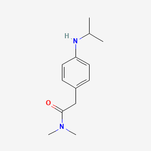 molecular formula C13H20N2O B2557744 N,N-dimethyl-2-{4-[(propan-2-yl)amino]phenyl}acetamide CAS No. 1157609-78-3