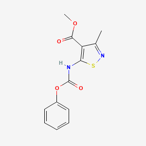 Methyl 3-methyl-5-[(phenoxycarbonyl)amino]isothiazole-4-carboxylate