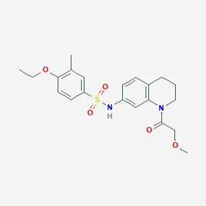 4-ethoxy-N-(1-(2-methoxyacetyl)-1,2,3,4-tetrahydroquinolin-7-yl)-3-methylbenzenesulfonamide