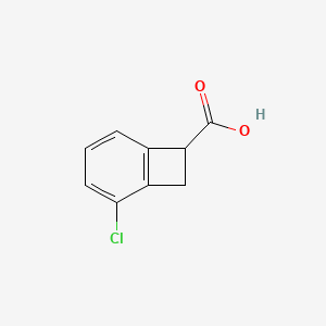 3-Chloro-1,2-dihydrocyclobutabenzene-1-carboxylic acid