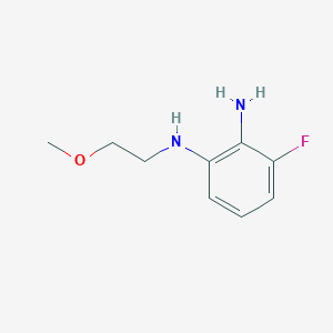 molecular formula C9H13FN2O B2557801 3-Fluoro-N1-(2-methoxyethyl)benzene-1,2-diamine CAS No. 1183707-64-3