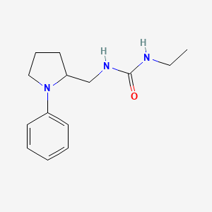 1-Ethyl-3-((1-phenylpyrrolidin-2-yl)methyl)urea