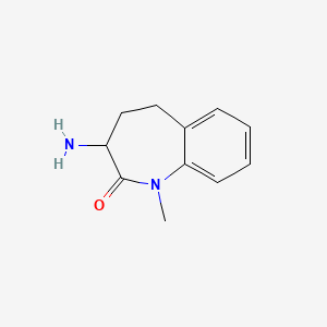 3-Amino-1-methyl-4,5-dihydro-1H-benzo[b]azepin-2(3H)-one