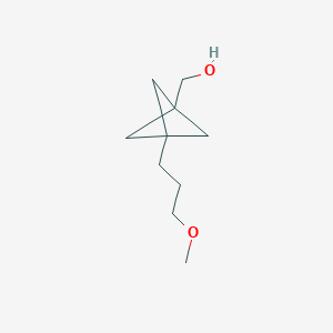 [3-(3-Methoxypropyl)-1-bicyclo[1.1.1]pentanyl]methanol