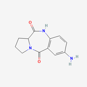 7-Amino-2,3-dihydro-1H-pyrrolo[2,1-c][1,4]benzodiazepine-5,11(10H,11aH)-dione