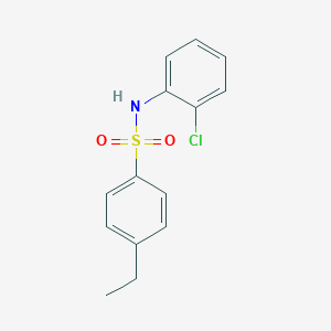 molecular formula C14H14ClNO2S B255788 N-(2-chlorophenyl)-4-ethylbenzenesulfonamide 