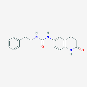 1-(2-Oxo-1,2,3,4-tetrahydroquinolin-6-yl)-3-phenethylurea