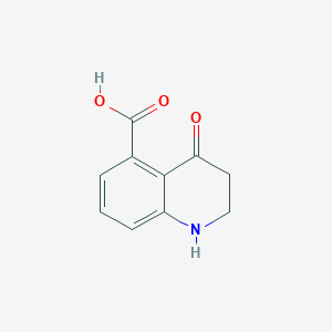 molecular formula C10H9NO3 B2557893 Ácido 4-oxo-1,2,3,4-tetrahidroquinolina-5-carboxílico CAS No. 1391287-16-3