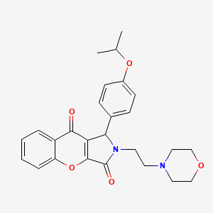1-(4-Isopropoxyphenyl)-2-(2-morpholinoethyl)-1,2-dihydrochromeno[2,3-c]pyrrole-3,9-dione