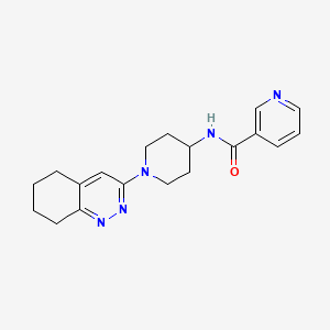 N-(1-(5,6,7,8-tetrahydrocinnolin-3-yl)piperidin-4-yl)nicotinamide