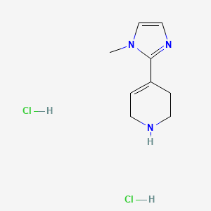 4-(1-Methylimidazol-2-yl)-1,2,3,6-tetrahydropyridine;dihydrochloride