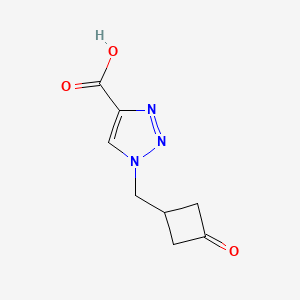 1-((3-Oxocyclobutyl)methyl)-1H-1,2,3-triazole-4-carboxylic acid
