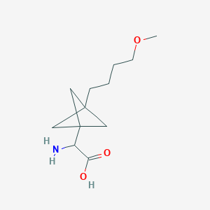 2-Amino-2-[3-(4-methoxybutyl)-1-bicyclo[1.1.1]pentanyl]acetic acid