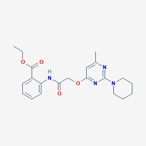 1-{3-[(4-chlorobenzoyl)amino]benzoyl}-N-propylpiperidine-4-carboxamide