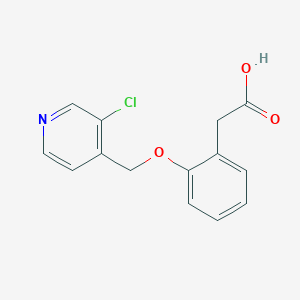 2-(2-((3-Chloropyridin-4-yl)methoxy)phenyl)acetic acid