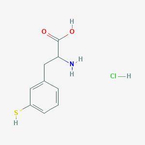2-Amino-3-(3-sulfanylphenyl)propanoic acid;hydrochloride