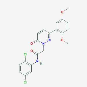 N-(2,5-dichlorophenyl)-2-(3-(2,5-dimethoxyphenyl)-6-oxopyridazin-1(6H)-yl)acetamide