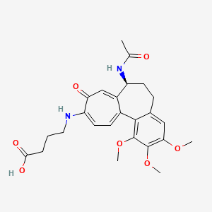 (S)-4-((7-acetamido-1,2,3-trimethoxy-9-oxo-5,6,7,9-tetrahydrobenzo[a]heptalen-10-yl)amino)butanoic acid