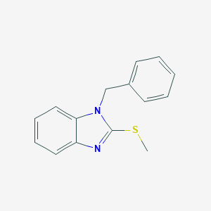 molecular formula C15H14N2S B255801 1-Benzyl-2-(methylthio)-1H-benzimidazole 