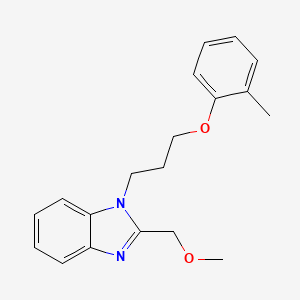 2-(methoxymethyl)-1-(3-(o-tolyloxy)propyl)-1H-benzo[d]imidazole