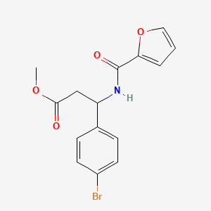 Methyl 3-(4-bromophenyl)-3-[(2-furylcarbonyl)amino]propanoate