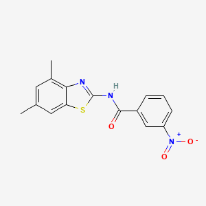 N-(4,6-dimethyl-1,3-benzothiazol-2-yl)-3-nitrobenzamide
