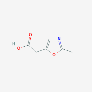 B2558073 2-(2-Methyl-1,3-oxazol-5-yl)acetic acid CAS No. 1276075-96-7