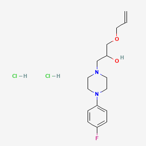 1-(Allyloxy)-3-(4-(4-fluorophenyl)piperazin-1-yl)propan-2-ol dihydrochloride