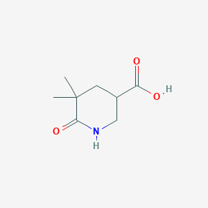 5,5-Dimethyl-6-oxopiperidine-3-carboxylic acid