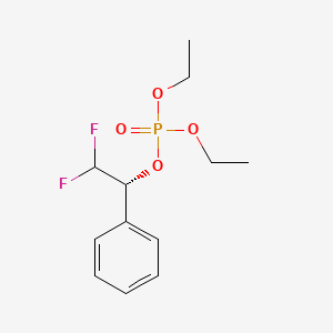 2,2-Difluoro-1-phenylethyl diethyl phosphate