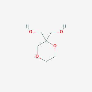 [2-(Hydroxymethyl)-1,4-dioxan-2-yl]methanol