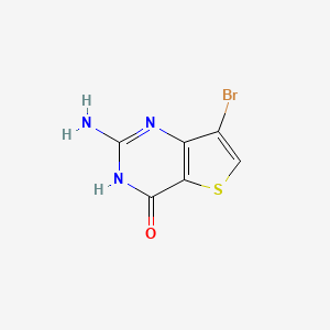 2-Amino-7-bromothieno[3,2-D]pyrimidin-4(1H)-one