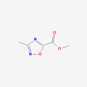 molecular formula C5H6N2O3 B2558155 3-甲基-1,2,4-恶二唑-5-甲酸甲酯 CAS No. 2095343-59-0