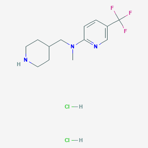 N-Methyl-N-(piperidin-4-ylmethyl)-5-(trifluoromethyl)pyridin-2-amine dihydrochloride
