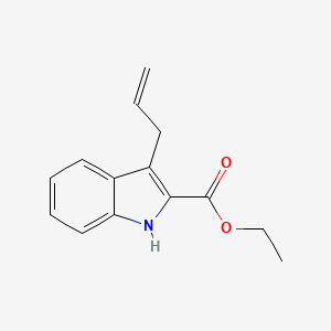 molecular formula C14H15NO2 B2558238 Ethyl 3-Allylindole-2-carboxylate CAS No. 104699-49-2