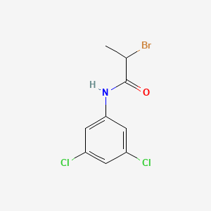 molecular formula C9H8BrCl2NO B2558312 2-bromo-N-(3,5-dichlorophenyl)propanamide CAS No. 123306-44-5