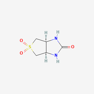 molecular formula C5H8N2O3S B2558322 cis-tetrahydro-1H-thieno[3,4-d]imidazol-2(3H)-one 5,5-dioxide CAS No. 40226-95-7