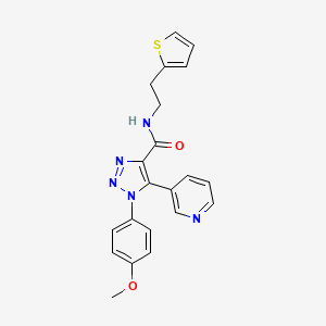 molecular formula C21H19N5O2S B2558350 N-[5-((Z)-2-{3-[(环辛基氨基)磺酰基]-4-甲基苯基}乙烯基)-3-甲基异恶唑-4-基]乙酰胺 CAS No. 1207058-88-5