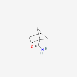 molecular formula C7H11NO B2558374 Bicyclo[2.1.1]hexane-1-carboxamide CAS No. 89775-15-5