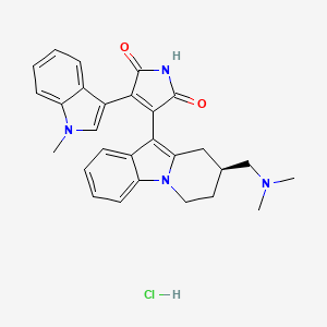 molecular formula C28H29ClN4O2 B2558385 Ro 32-0432 (hydrochloride) CAS No. 151342-35-7; 1781828-85-0