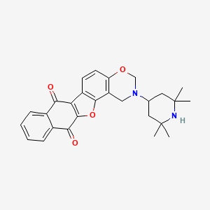 16-(2,2,6,6-Tetramethylpiperidin-4-yl)-12,18-dioxa-16-azapentacyclo[11.8.0.0^{2,11}.0^{4,9}.0^{14,19}]henicosa-1(13),2(11),4(9),5,7,14(19),20-heptaene-3,10-dione